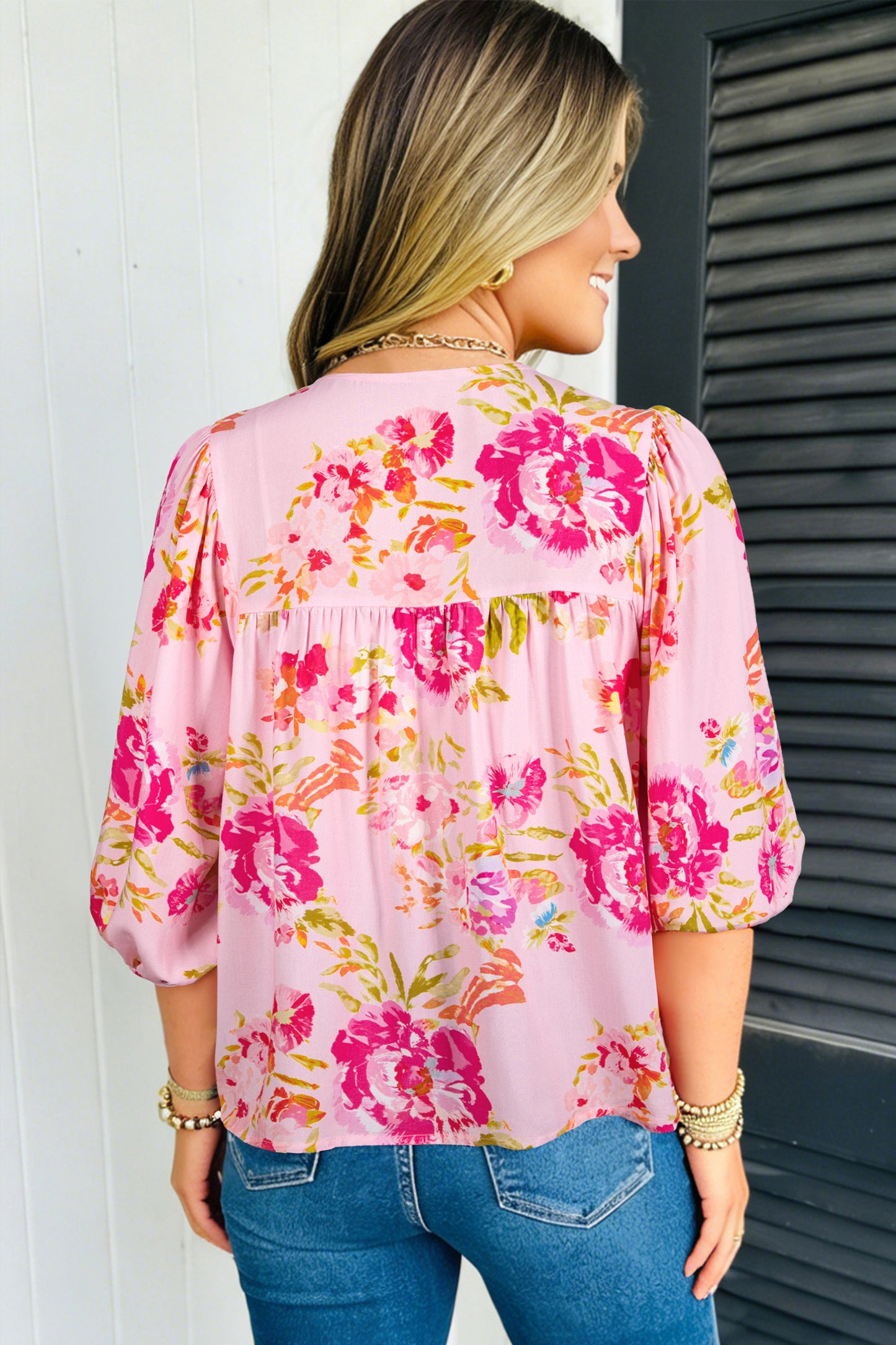 Floral Print Blouse