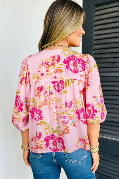 Floral Print Blouse