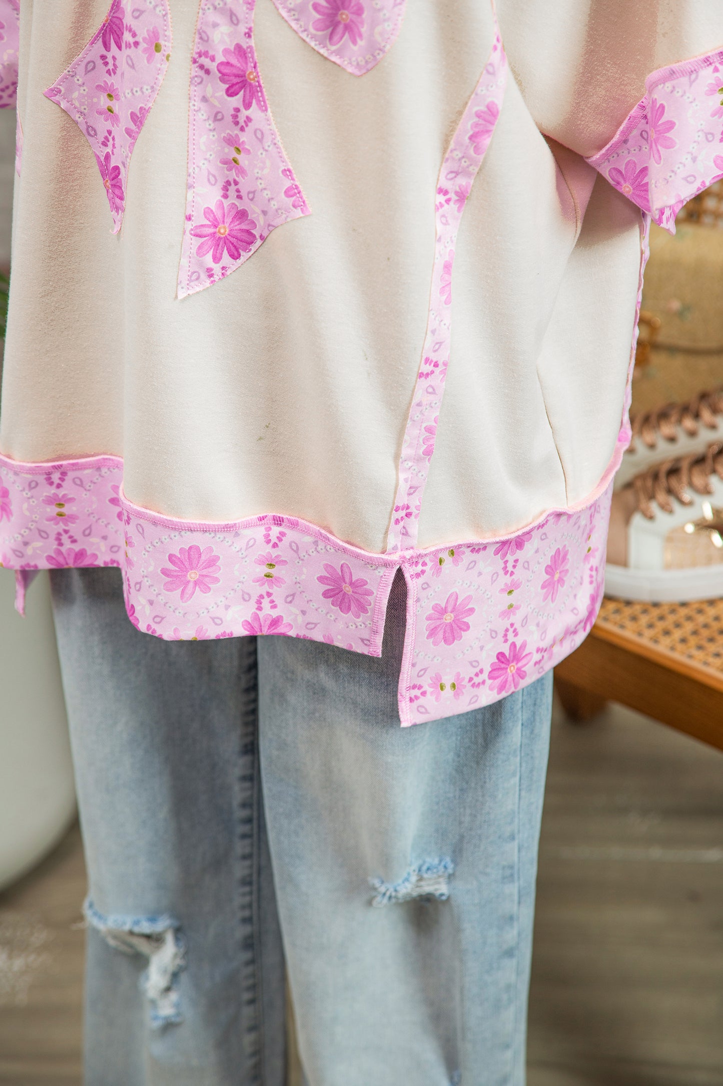 Coquette Bow Floral Top