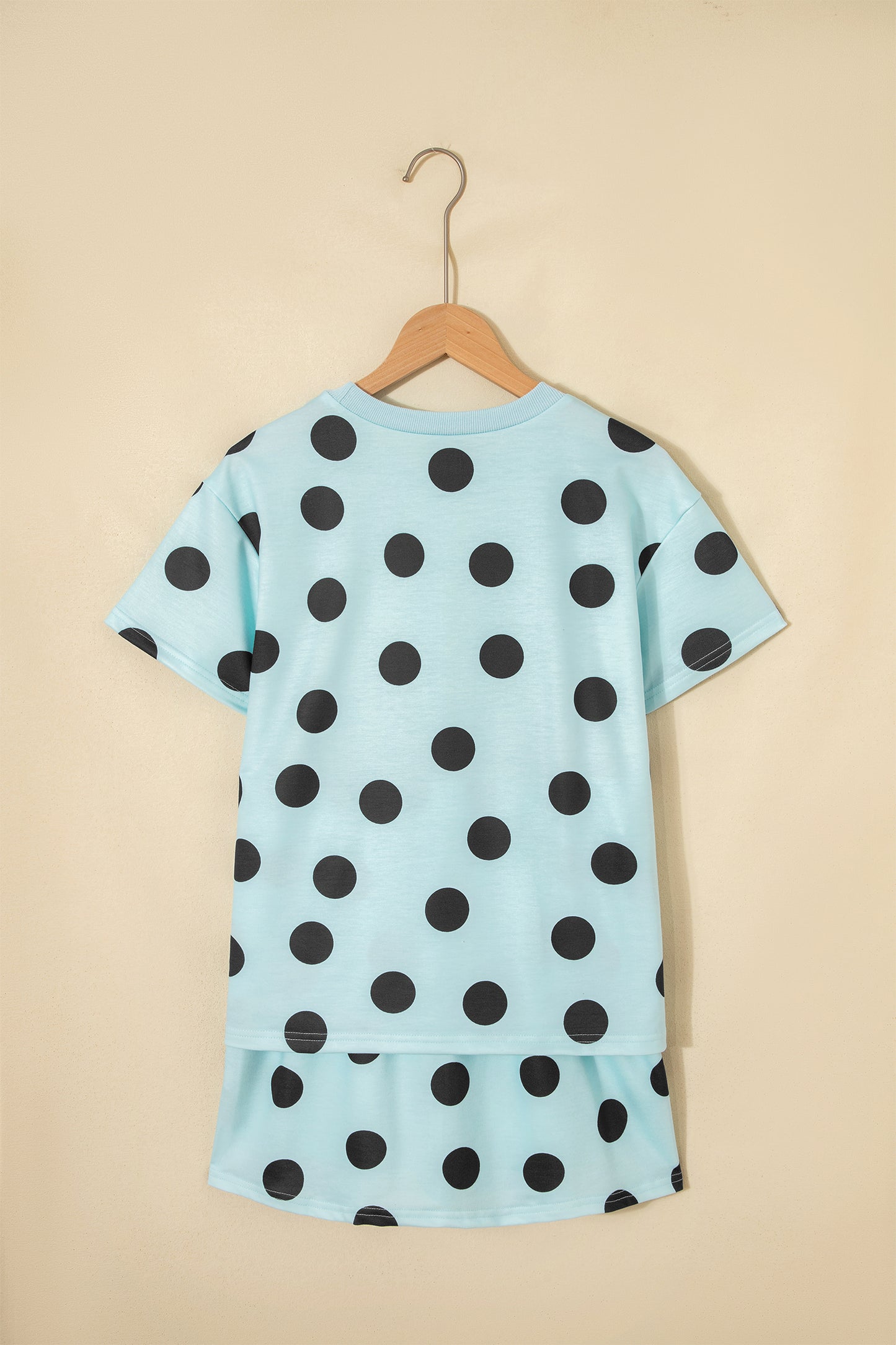 Pink Polka Dot Skort 2pcs Set