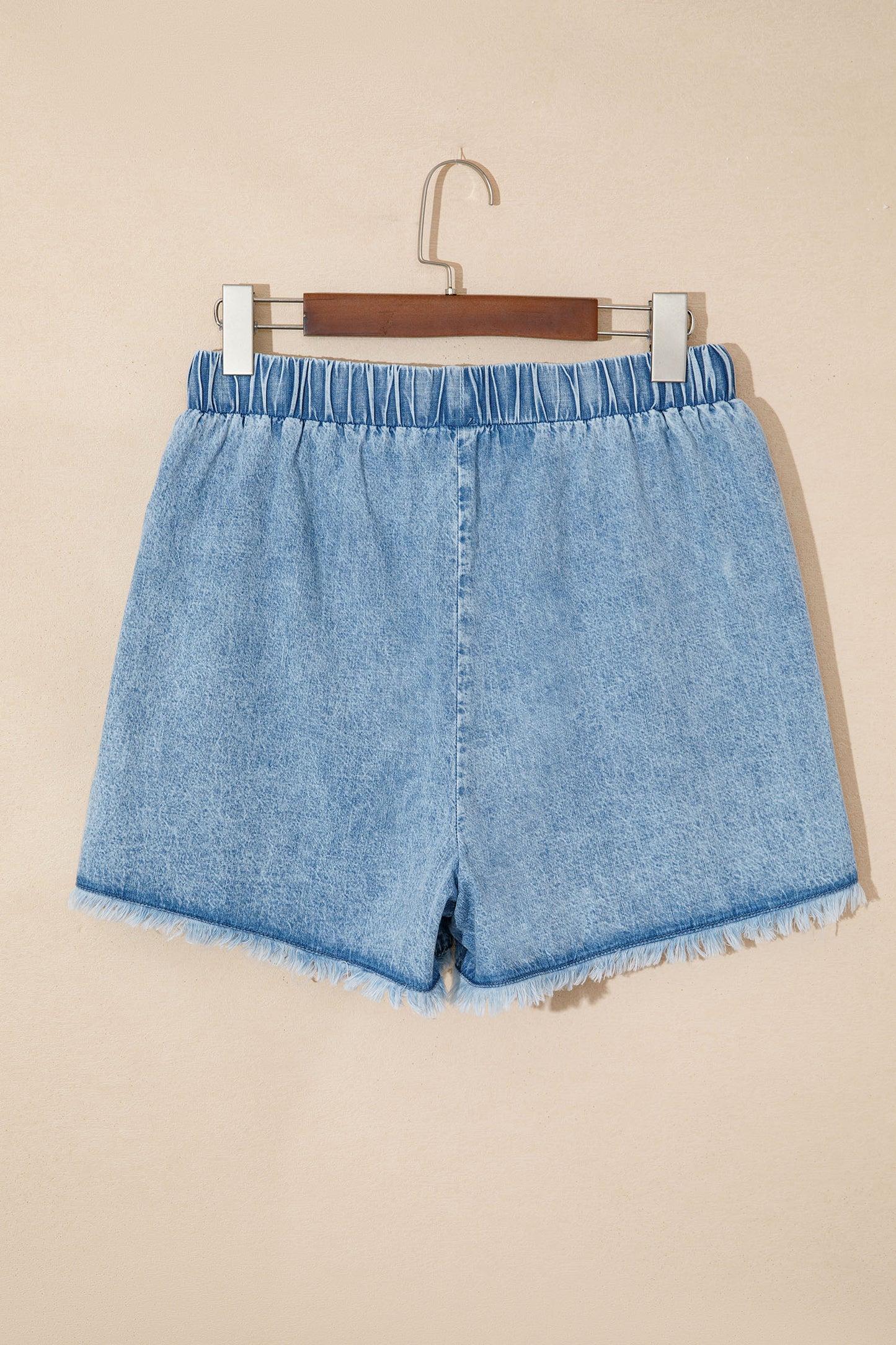 Frayed Edge Denim Shorts