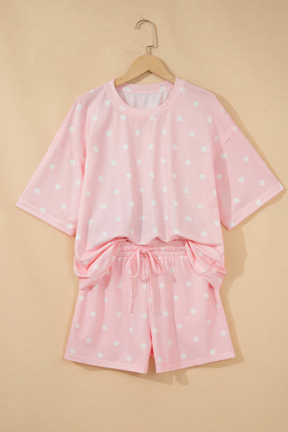 Polka Dot Shorts Set