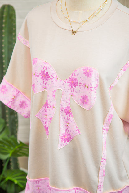 Coquette Bow Floral Top