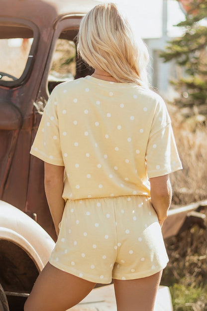 Polka Dot Shorts Set