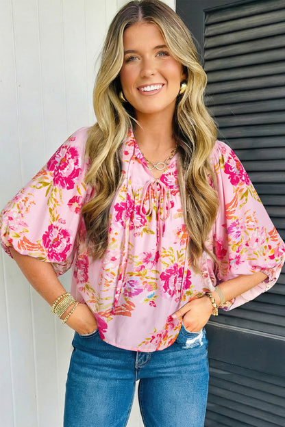 Floral Print Blouse